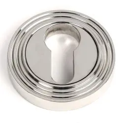 Polished Marine Stainless Steel Beehive Euro Escutcheon
