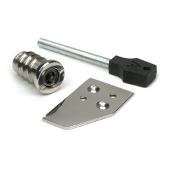 Polished Marine Stainless Steel Key-Flush Sash Stop