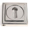 Polished Marine Stainless Steel Square Escutcheon