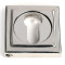 Polished Marine Stainless Steel Square Euro Escutcheon