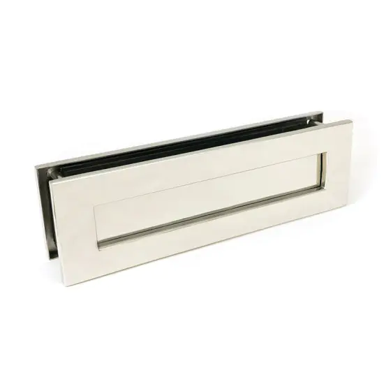 Polished Marine Stainless Steel Traditional Letterbox
