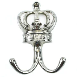 Polished Nickel Crown Hook