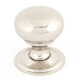 Polished Nickel Mushroom Cabinet Knob