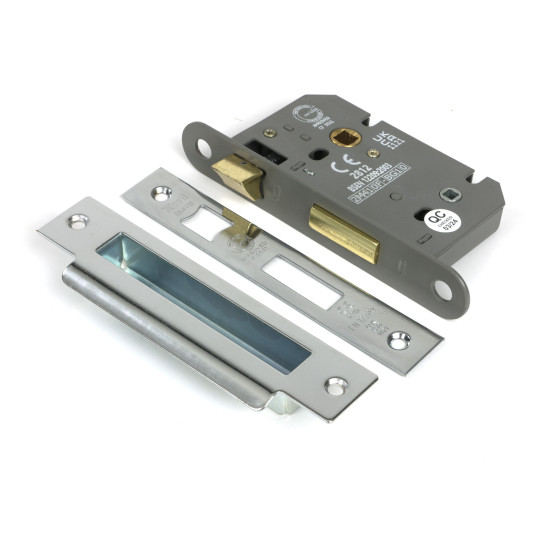Polished SS Heavy Duty Bathroom Mortice Lock
