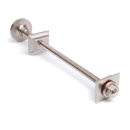 Cast Iron Radiator Wall Stay Fixing - Satin Nickel Finish