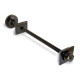 Cast Iron Radiator Wall Stay Fixing - Black Nickel