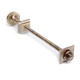 Cast Iron Radiator Wall Stay Fixing - Antique Brass