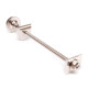 Cast Iron Radiator Wall Stay Fixing - Polished Nickel