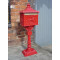 Red Free Standing Post Box