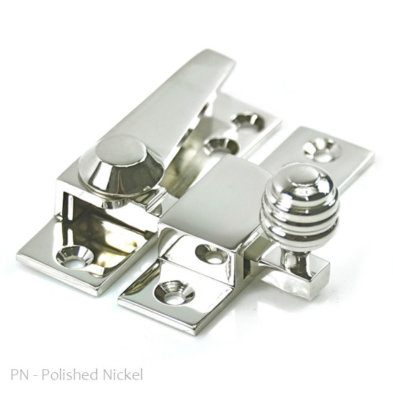 Reeded Knob Sash Fastener