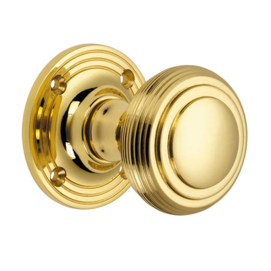 Reeded & Stepped Cushion Door Knob