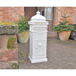 Regent Post Box - White