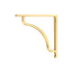 Satin Brass Abingdon Shelf Bracket