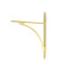 Satin Brass Apperley Shelf Bracket