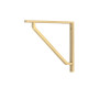 Satin Brass Barton Shelf Bracket