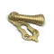 Satin Brass Beehive Escutcheon