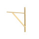 Satin Brass Chalfont Shelf Bracket
