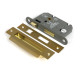 Satin Brass Heavy Duty Bathroom Mortice Lock