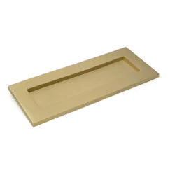 Satin Brass Letter Plate