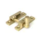 Satin Brass Mushroom Quadrant Fastener - Narrow