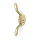 Satin Brass Newbury Cleat Hook