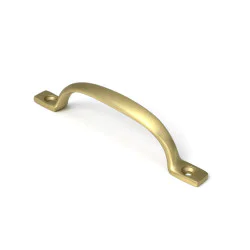 Satin Brass Slim Sash Pull