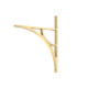 Satin Brass Tyne Shelf Bracket