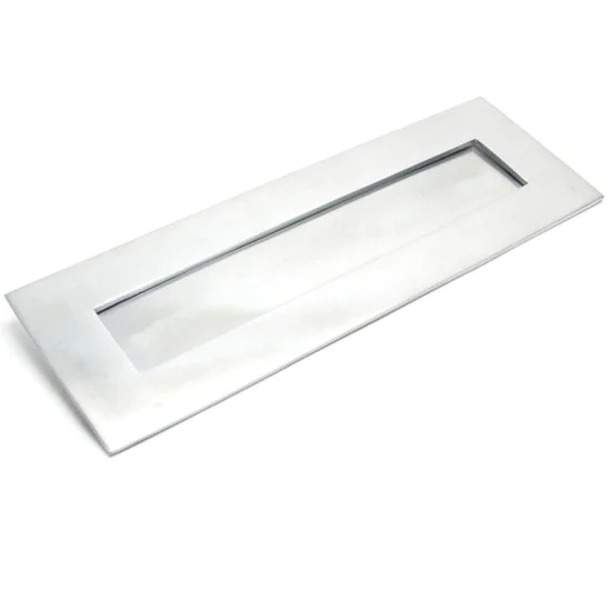 Satin Chrome Letter Plate