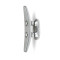 Satin Chrome Marine Cleat Hook