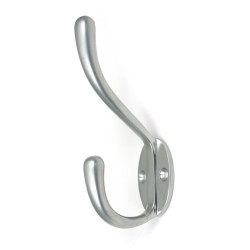 Satin Chrome Newbury Hat & Coat Hook