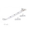 Satin Chrome Pear Drop Casement Stay