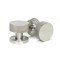Satin Marine SS (316) Brompton Mortice/Rim Knob Set (Beehive)