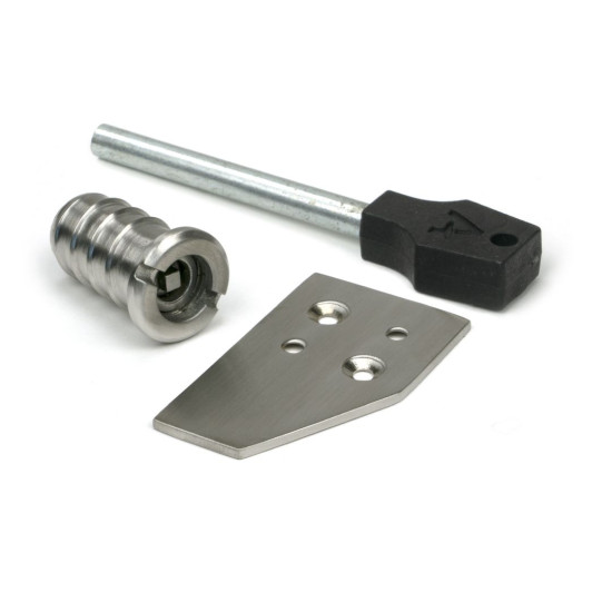 Satin Marine Stainless Steel Key-Flush Sash Stop