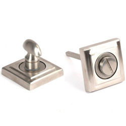 Satin Marine Stainless Steel Square Bathroom Thumbturn