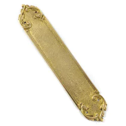 Scroll Brass Finger Plate