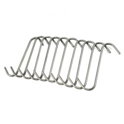 Stainless Steel Butchers Hooks - Set of 10