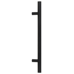 T Bar Handle with Bolt Fixings - Matt Black Finish