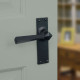 Traditional Blacksmith Straight Lever Door Handle