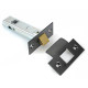 Tubular Mortice Latch - Black End Plates