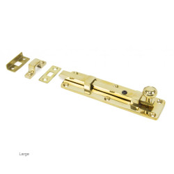 Universal Bolt - Polished Brass
