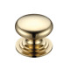Victorian Cabinet Knob - Polished Brass