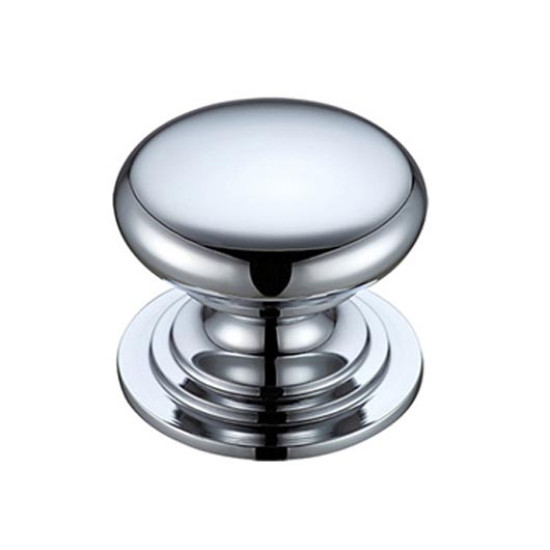 Victorian Cabinet Knob - Polished Chrome
