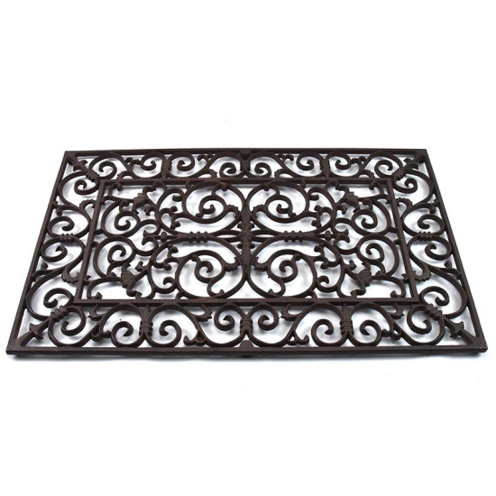 Victorian Design Rectangular Door Mat