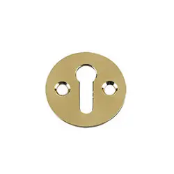 Victorian Escutcheon - Polished Brass Finish