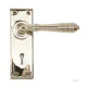 Reeded Lever - Polished Nickel