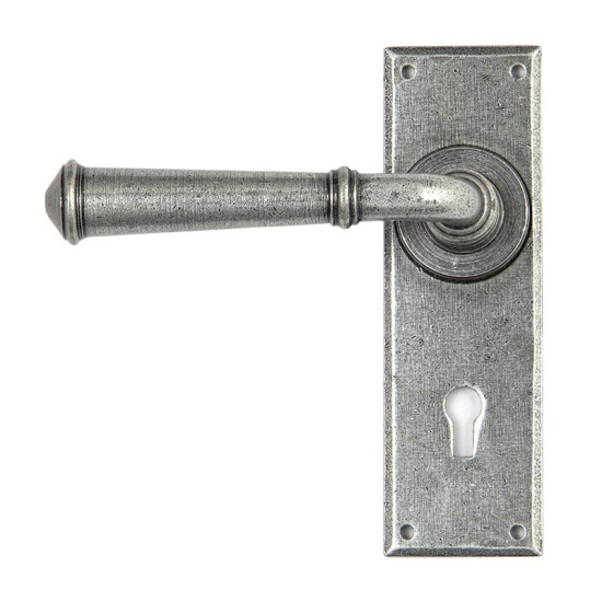 Blacksmith Pewter Patina Regency Lever Door Handle