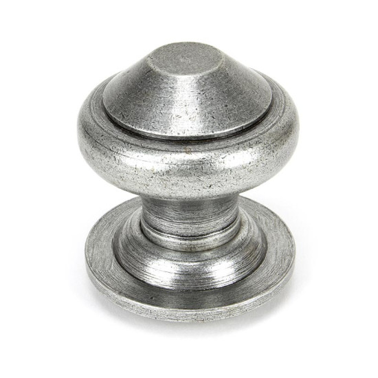 Blacksmith Pewter Patina Regency Centre Door Knob