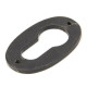 Blacksmith External Beeswax Oval Euro Escutcheon