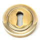 Aged Brass Round Escutcheon