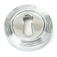 Polished Chrome Beehive Round Escutcheon